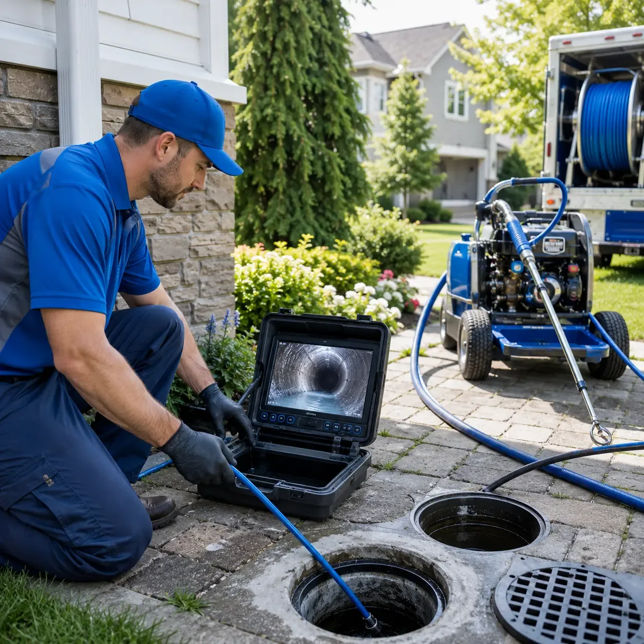 Outdoor drain cleaning professionals serving Lutts, TN